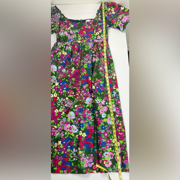 Sugarlips Green Floral Midi Dress - Picture 13 of 14